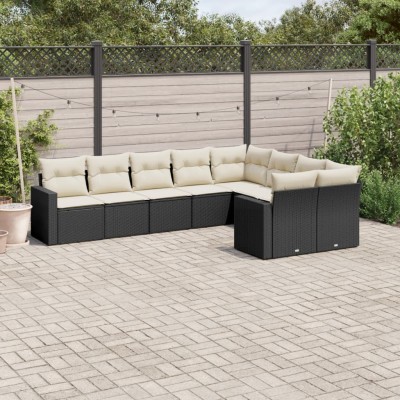 Garden set with cushions, 9...