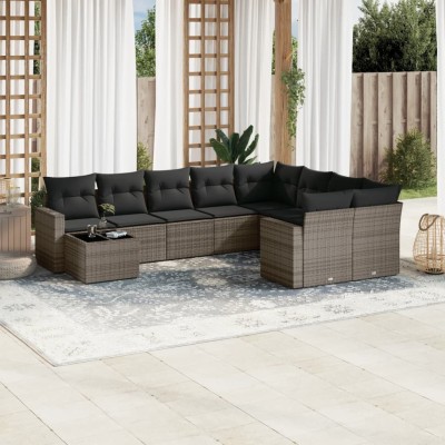 Garden set with cushions,...
