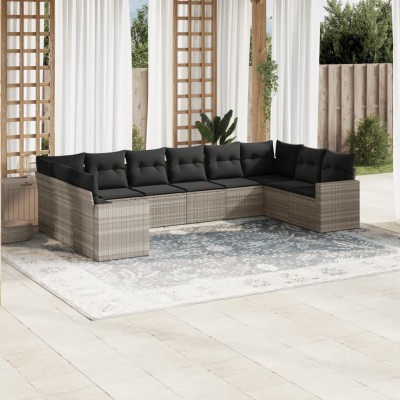 Garden set with cushions,...