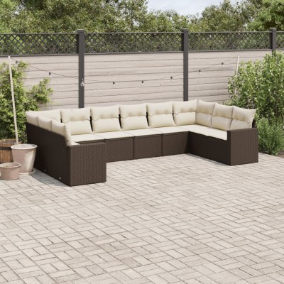 Garden set with cushions,...