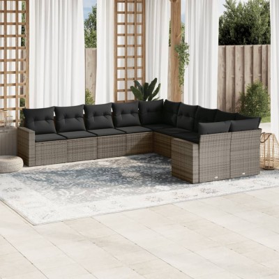 Garden set with cushions,...