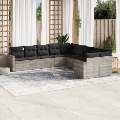 Garden set with cushions,...