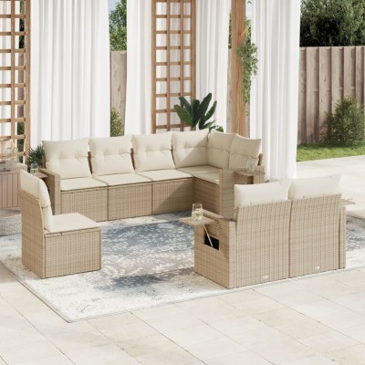 Sofa set with cushions, 8...