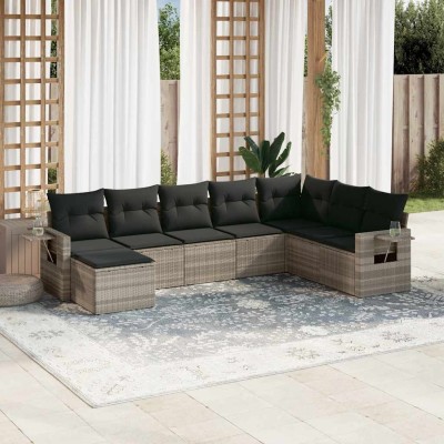 Garden set with cushions, 8...