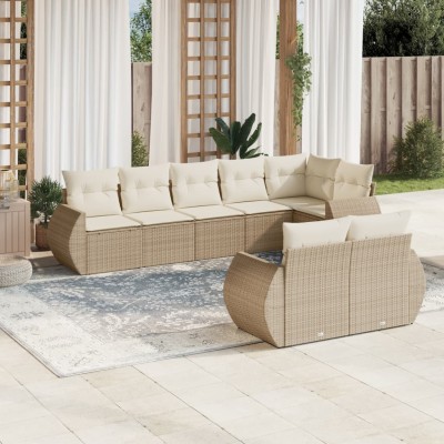 Sofa set with cushions, 8...