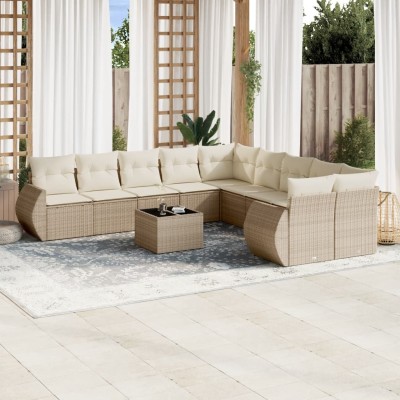 Garden set with cushions,...
