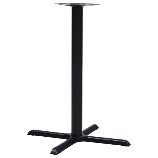 Bistro table leg, black, 76x76x107cm, cast iron