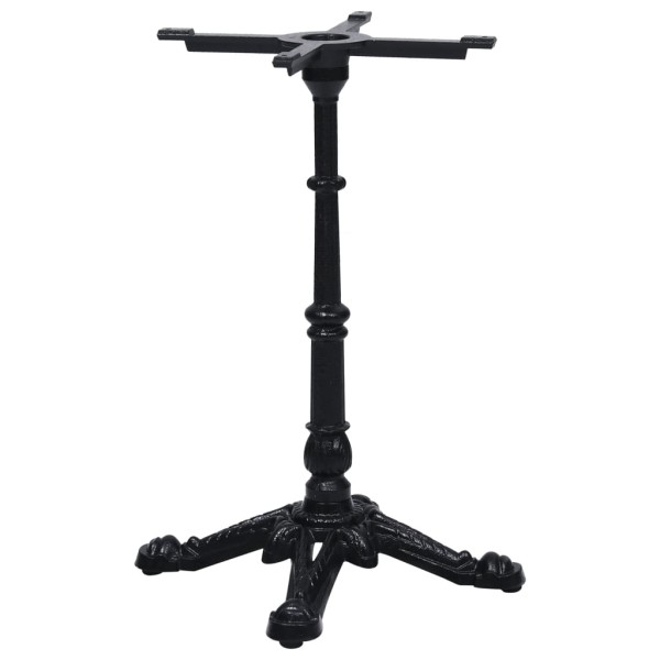 Bistro table leg, black, 52x52x72 cm, cast iron