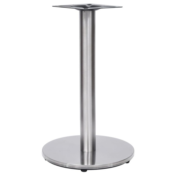 Bistro table leg, silver, diameter 45x72cm, steel