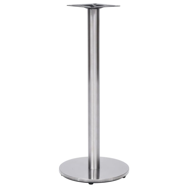 Bistro table leg, silver, diameter 45x107cm, steel