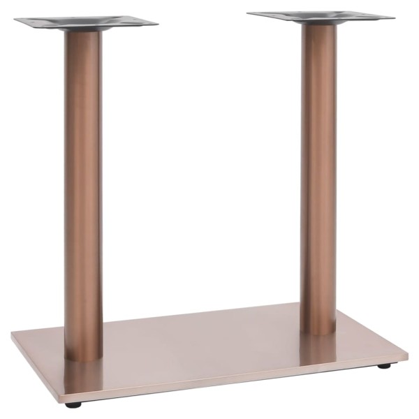 Bistro table leg, brass color, 70x40x72cm, steel