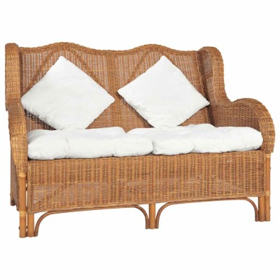 Double sofa, light brown,...