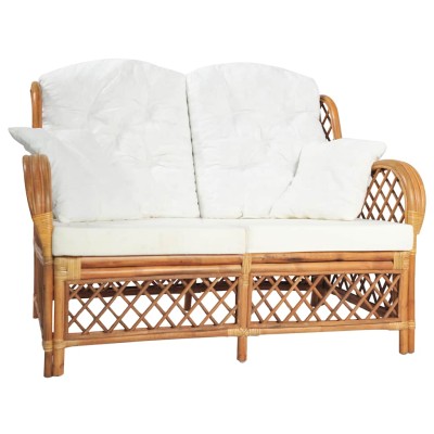 Double sofa, light brown,...
