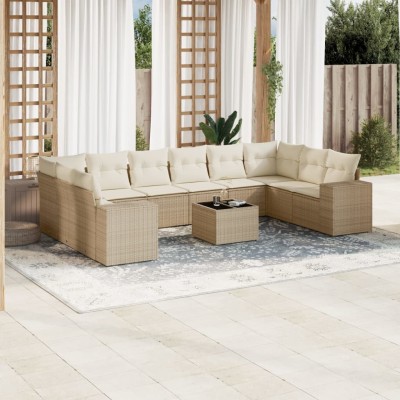 Garden set with cushions,...