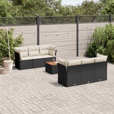 Sofa set with cushions, 7...