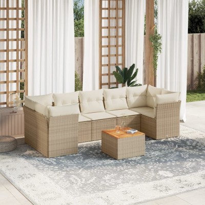 Sofa set with cushions, 8...