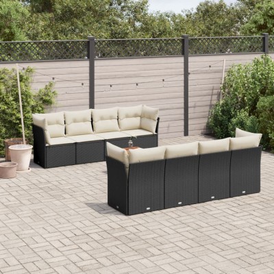 Garden set with cushions, 9...