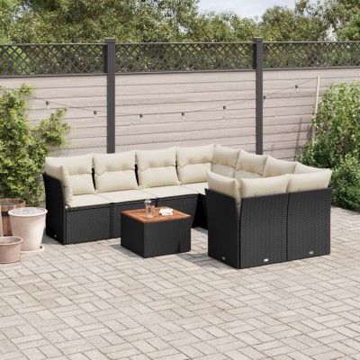 Garden set with cushions, 9...
