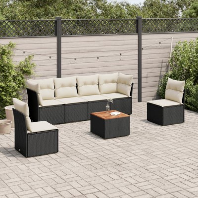 Sofa set with cushions, 7...