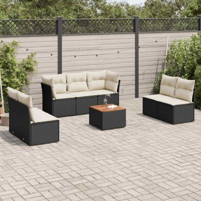 Sofa set with cushions, 8...