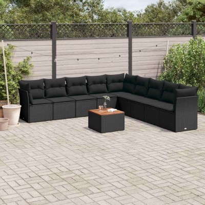 Garden set with cushions,...