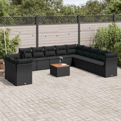 Sofa set with cushions, 12...
