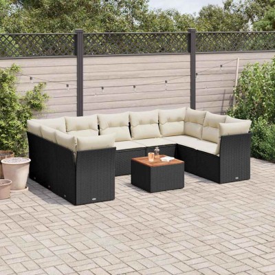 Garden set with cushions,...