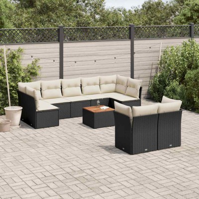 Garden set with cushions,...