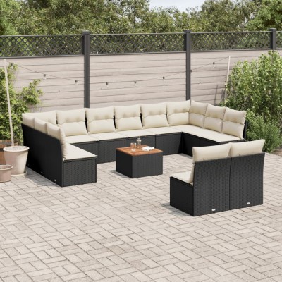 Sofa set with cushions, 13...