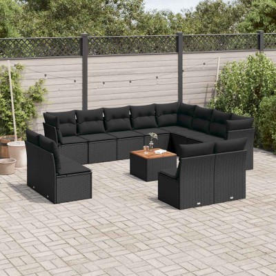 Sofa set with cushions, 13...