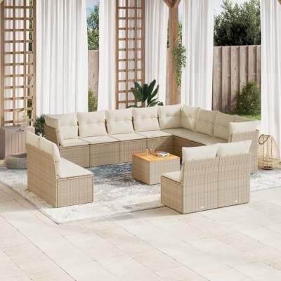 Sofa set with cushions, 13...