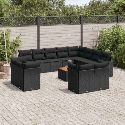 Sofa set with cushions, 13...