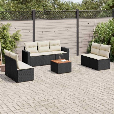 Sofa set with cushions, 8...