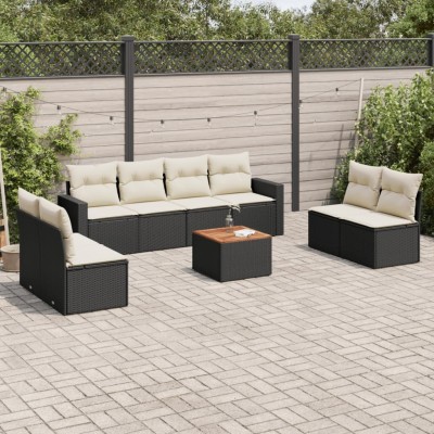 Garden set with cushions, 9...
