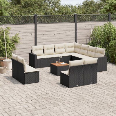 Sofa set with cushions, 12...