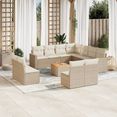Garden set with cushions,...