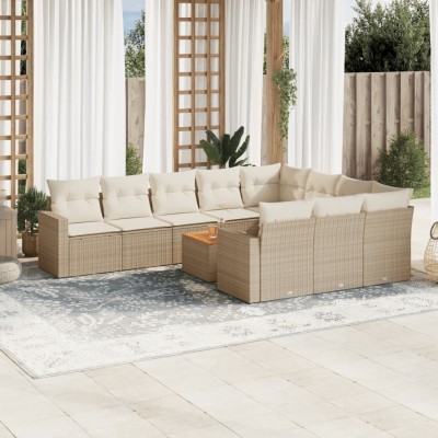 Garden set with cushions,...