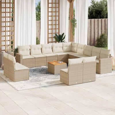 Garden set with cushions,...