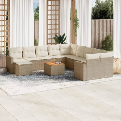 Garden set with cushions,...