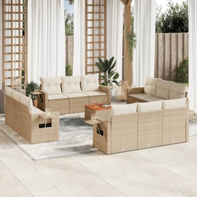 Sofa set with cushions, 13...