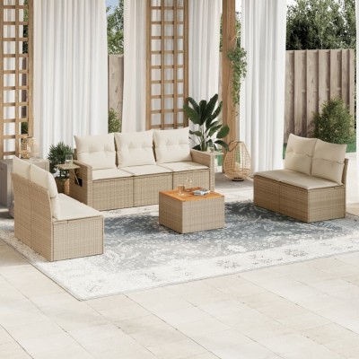 Sofa set with cushions, 8...
