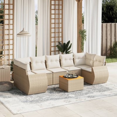 Sofa set with cushions, 8...