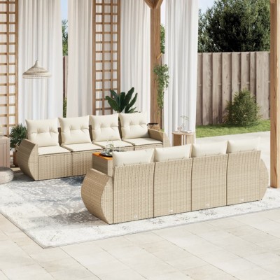Garden set with cushions, 9...