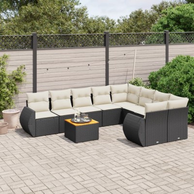 Garden set with cushions, 9...