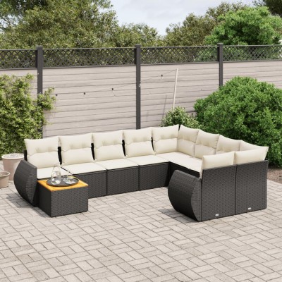 Garden set with cushions,...