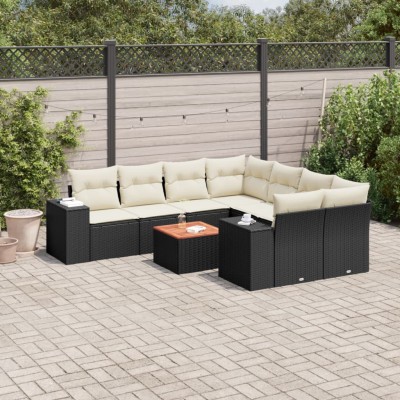 Garden set with cushions, 9...