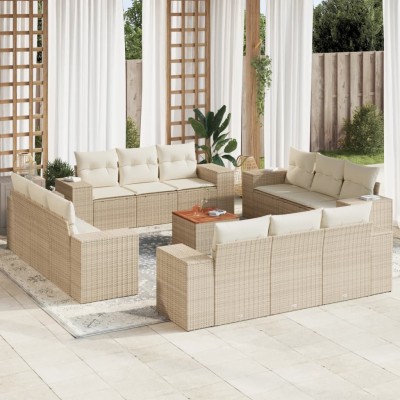 Sofa set with cushions, 13...