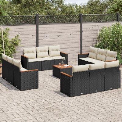 Sofa set with cushions, 13...