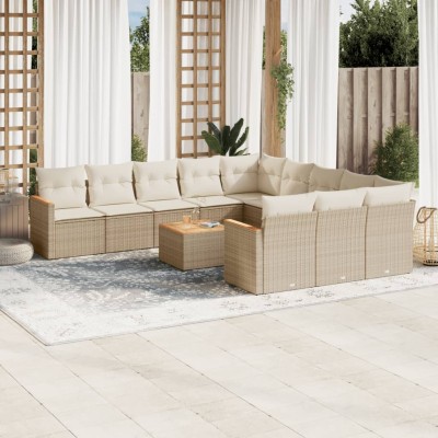 Garden set with cushions,...