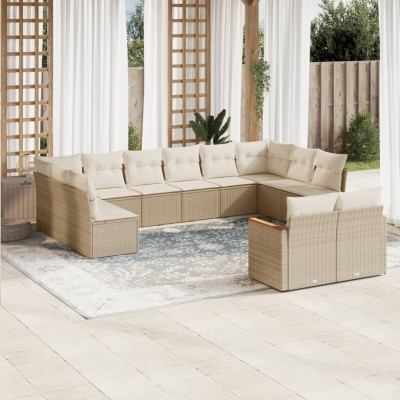 Garden set with cushions,...